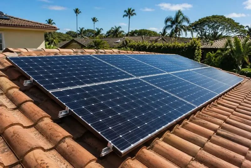 Installation de panneaux solaires à Marsilly